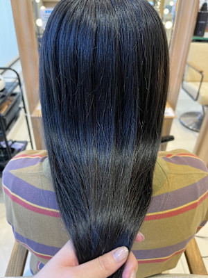 ［なつな］ブルーブラック/暗髪カラー