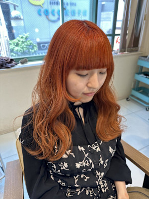 [aina]オレンジ/オレンジカラー/ブリーチ