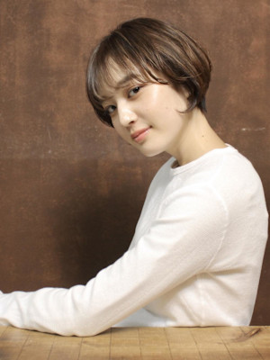 ナチュラルショートボブ