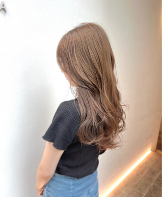 デザインカラー/レイヤーカット/ウェットヘア