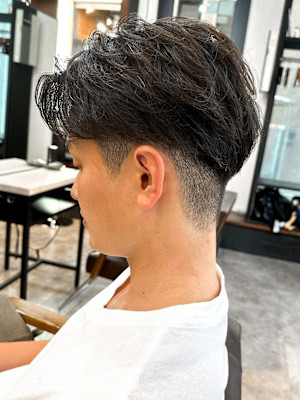 【IRIE 赤坂】ニュアンスパーマ×センターパート