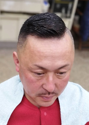 シンサイ刈り+スキンフェード