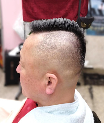 シンサイ刈り+スキンフェード続き～ぃ