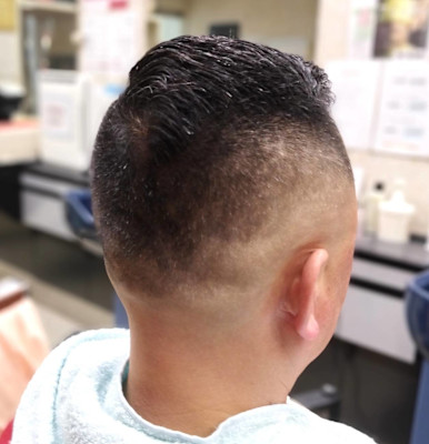 シンサイ刈り+スキンフェード続き～ぃ