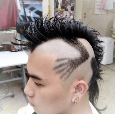 トカゲヘアー レザーアート イグアナ 爬虫類