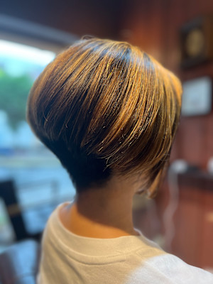 ツーブロショートボブ