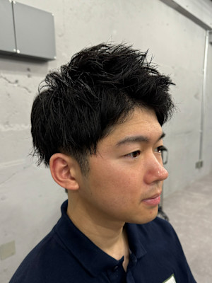 WAVY 桜木町店×メンズツーブロックショート