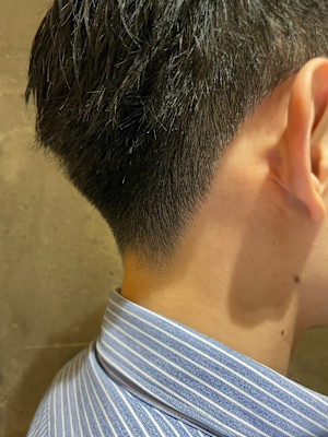 ビジネス×ツーブロック 清潔感 爽やか 