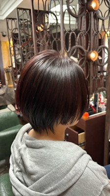 ショート×カラー【艶MAX！レッドカラー】