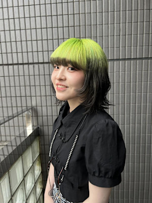 デザインカラー/ネオングリーン/ブラック