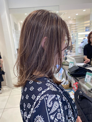 ナチュラルベージュハイライト