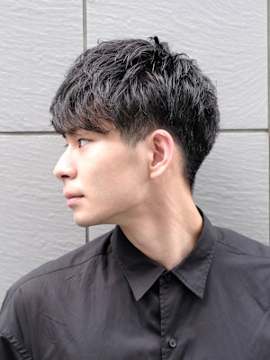 大人ツーブロックショート