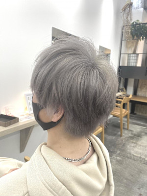 デザインカラー/レイヤーカット/ウェットヘア