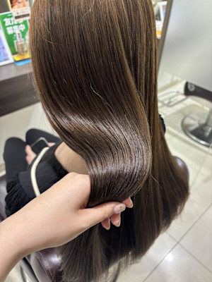 ブリーチなしベージュ