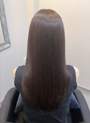 カット+艶カラー＋毛髪診断付きカスタムケラチントリートメント