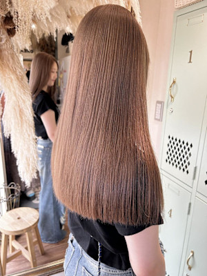 ミルクティーベージュ/ブリーチ/ハイトーン/横浜