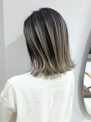 外国人風バレイヤージュ