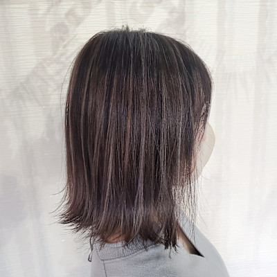 白髪ぼかしハイライトカラー