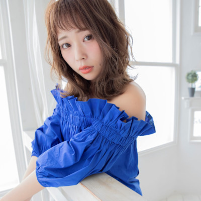 ☆無造作カール×ミディ☆-元住吉店-