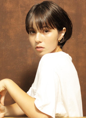 丸みショートボブ