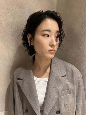 パーマ　ニュアンスパーマ　ウェーブパーマ