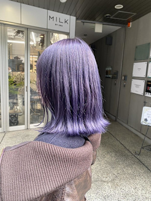 デザインカラー/レイヤーカット/ウェットヘア