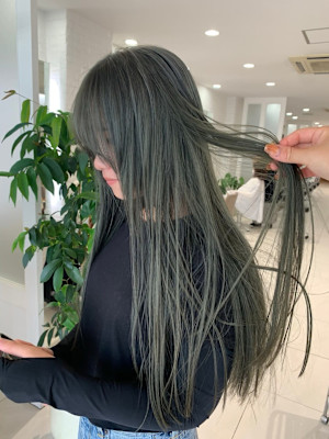 ブリーチで作り出すgreen color