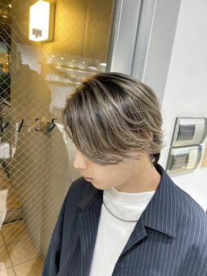 ウルフアッシュブラックカルマパーマベリーショート