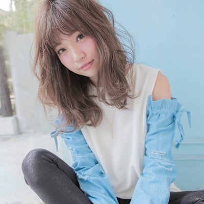 ☆外国人風パーマ×アッシュベージュ☆元住吉店-