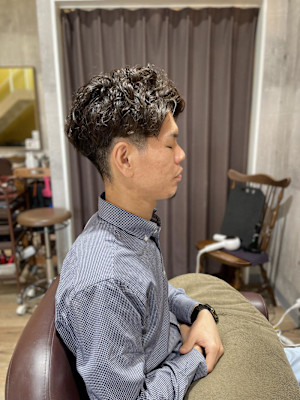 ツーブロハードパーマ