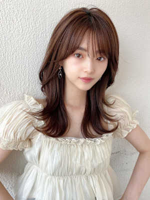 美髪/髪質改善/韓国/エアリーロング/ナチュラルレイヤー