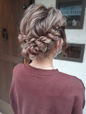 hair make affino×ロング