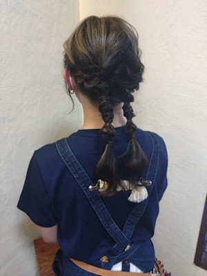 hair make affino×ロング