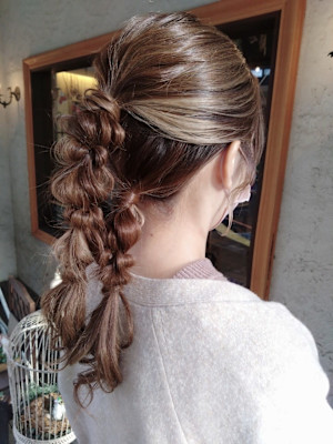 hair make affino×ロング