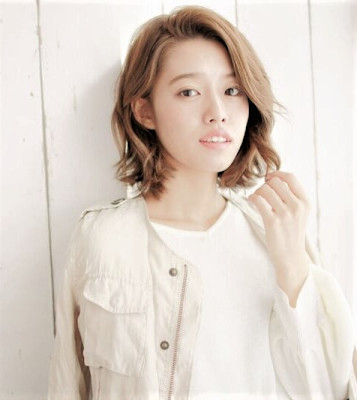 【エフォートレス】クールなかきあげバングのひし形ボブ　錦糸町