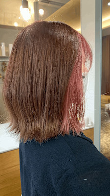 《花屋併設》ピンクインナーカラー