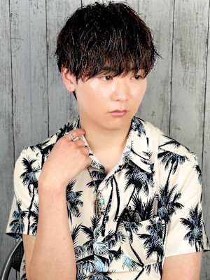 爽やかナチュラルパーマソフトツイストマッシュ