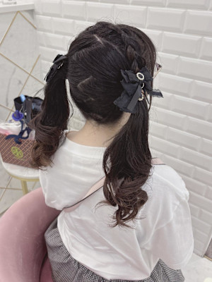 編み込みツインテール＊まゆ