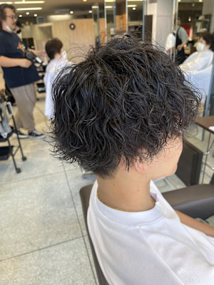 メンズ波巻きスパイラル