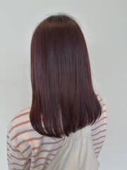 柔らかなピンクブラウンカラー  【藤枝/藤枝駅】