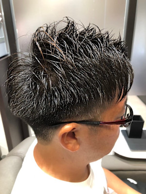 短髪似合わせカットツーブロ爽やかメンズカット