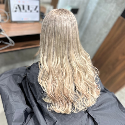 ホワイトミルクティーハイトーンカラーケアカラーケアブリーチ