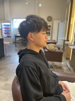 ツーブロックマッシュ