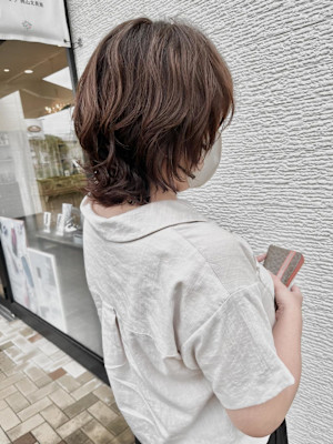 【ARCH 竹田】ボブウルフ　パーマ