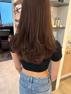 【担当きょうこ】大人可愛いふわっとレイヤー×オレンジブラウン