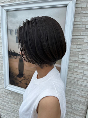 小顔カット/大人可愛い/メンズライク/ハンサムショート