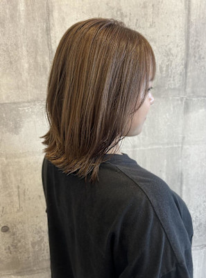 ブラウンベージュ/レイヤーミディ