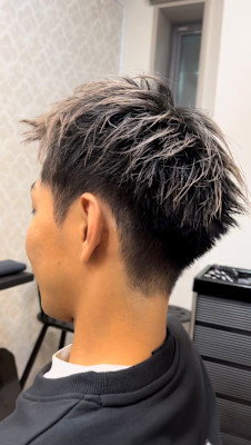 ハイライトアップバングショート