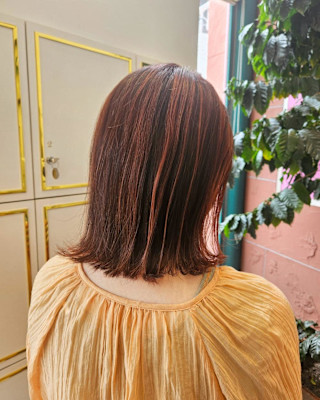 ハイライト×オレンジベージュ