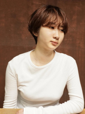 癖毛風ショート